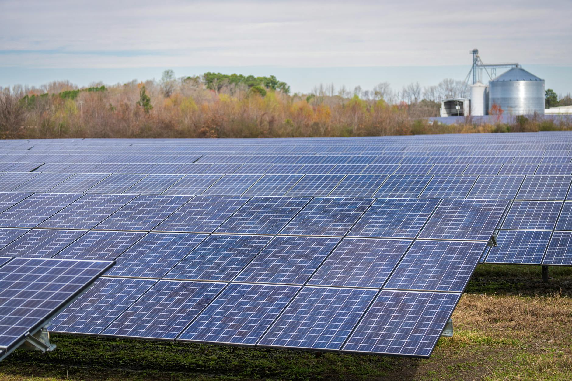 Solar farm — renewable energy